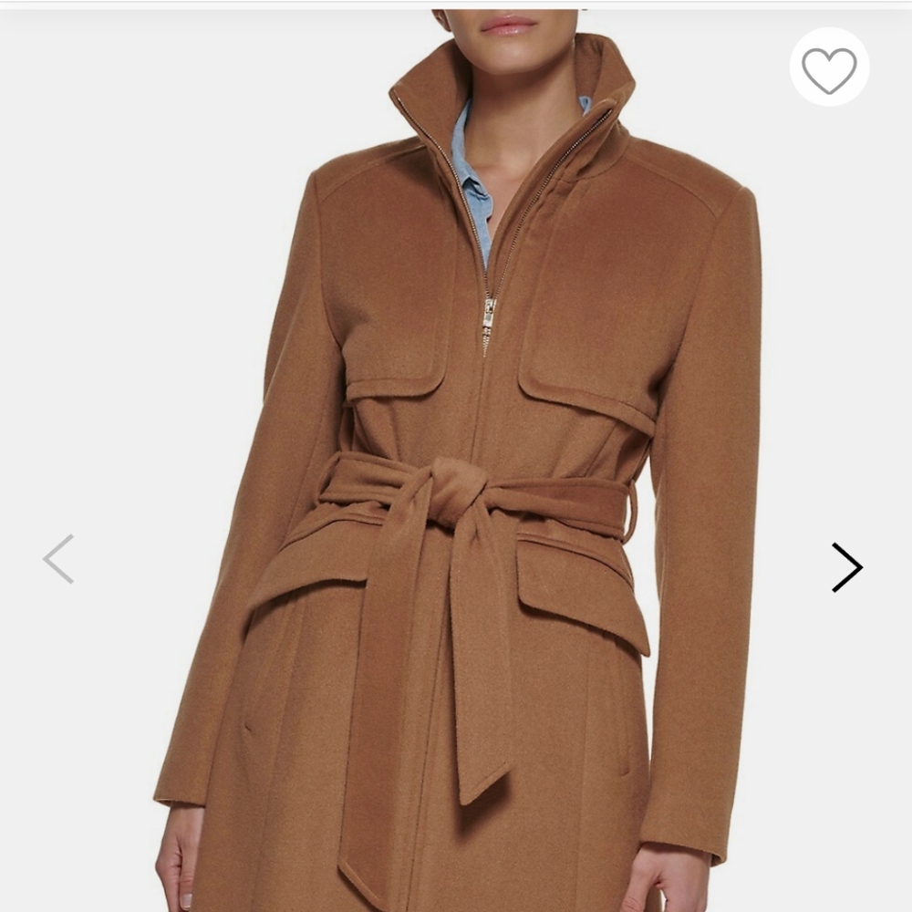 Women's Karl Lagerfeld wool blend coat